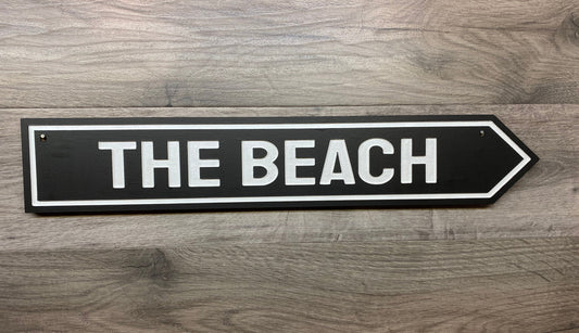 The Beach Sign
