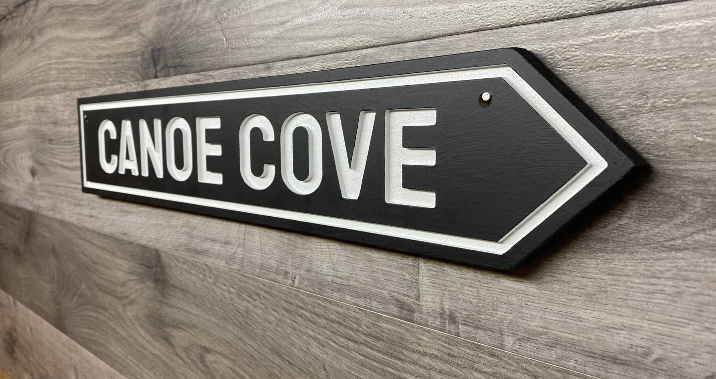 Canoe Cove, Prince Edward Island Sign