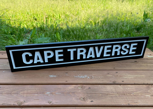 Cape Traverse, Prince Edward Island Sign