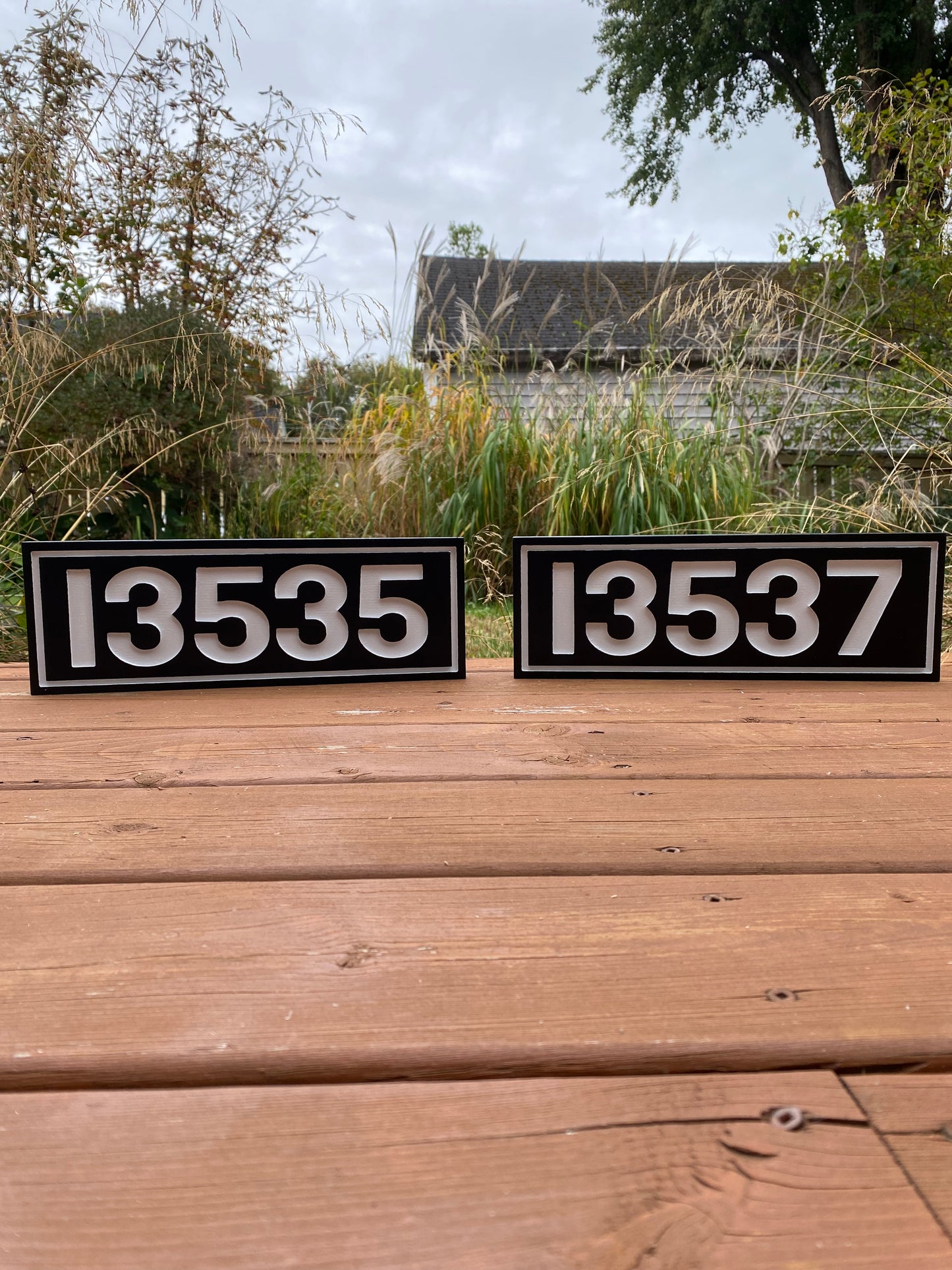 Rectangle Door Number Sign