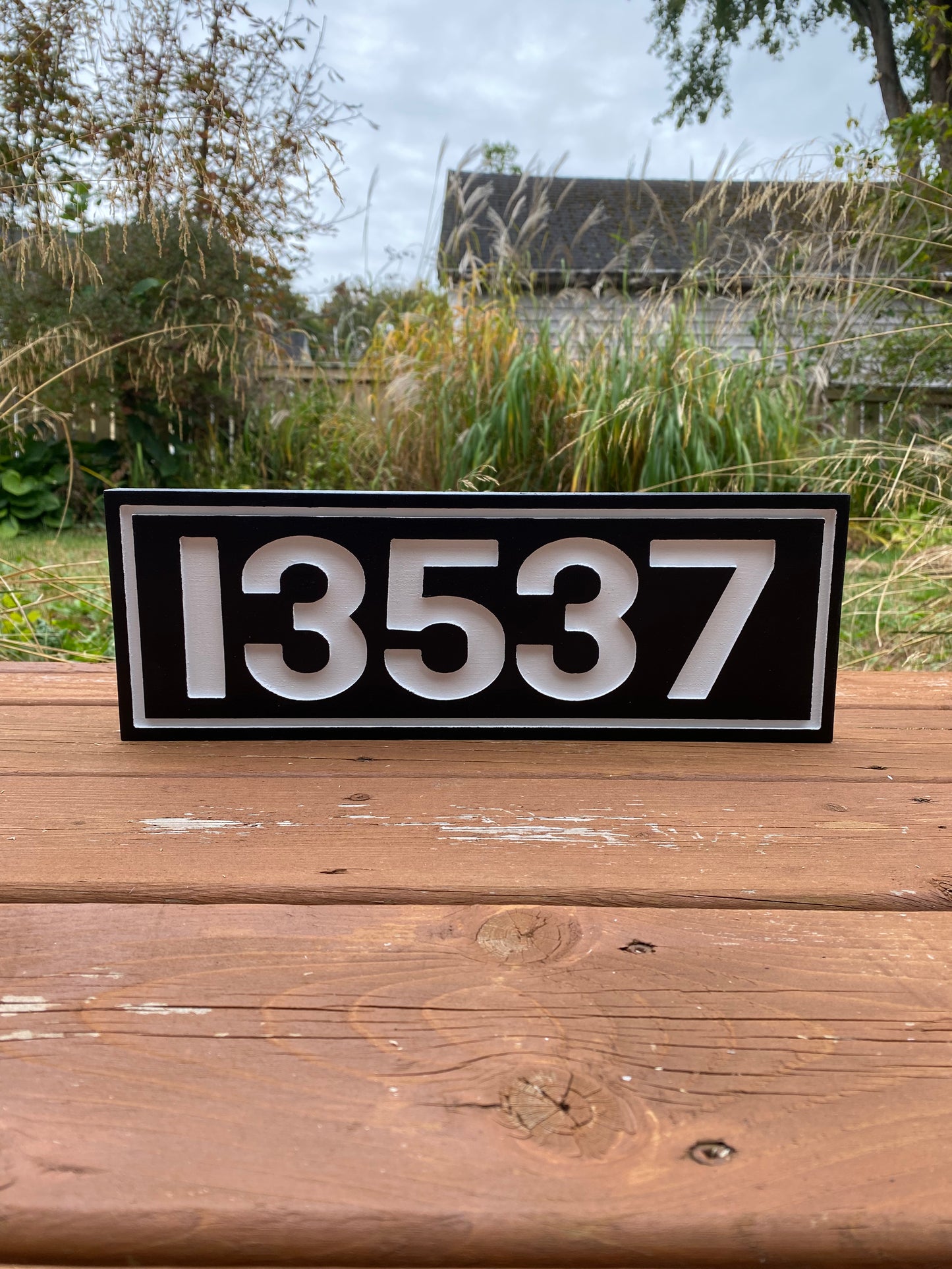 Rectangle Door Number Sign