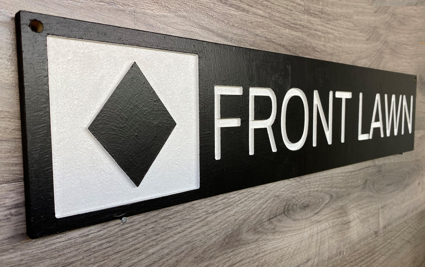 Front Lawn Ski Run Sign