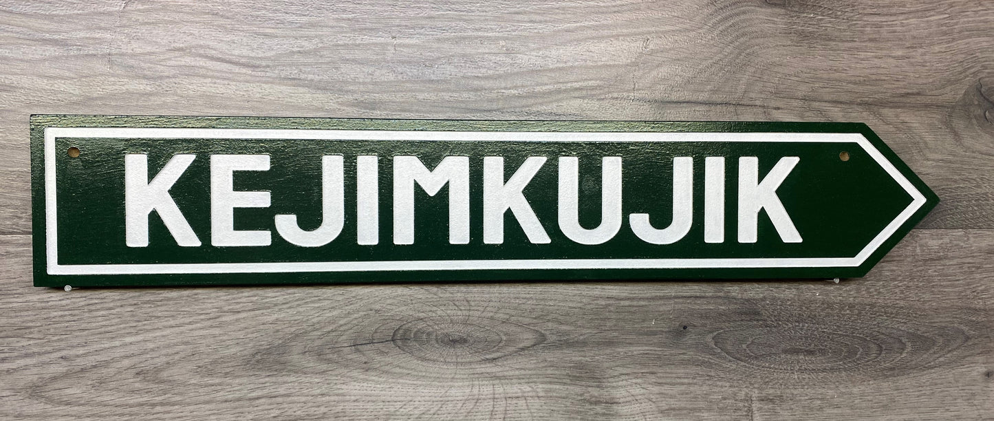 Kejimkujik, Nova Scotia Sign