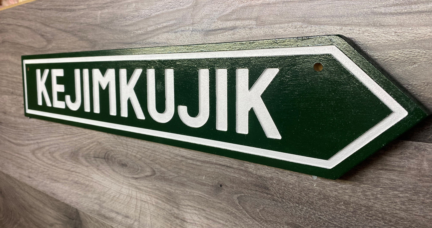 Kejimkujik, Nova Scotia Sign