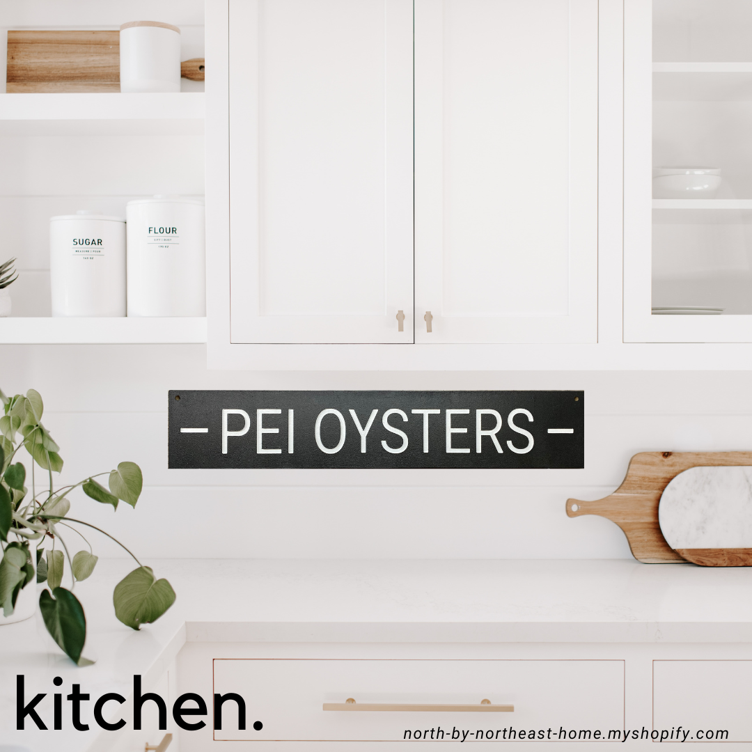 PEI Oysters Sign