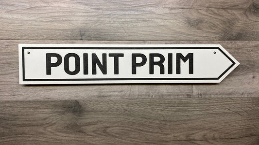 Point Prim, Prince Edward Island Sign