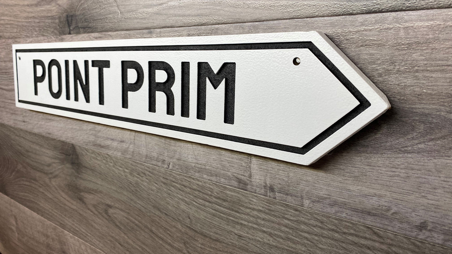 Point Prim, Prince Edward Island Sign