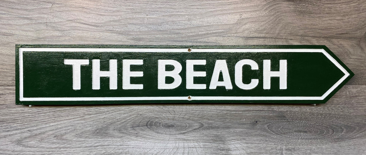 The Beach Sign