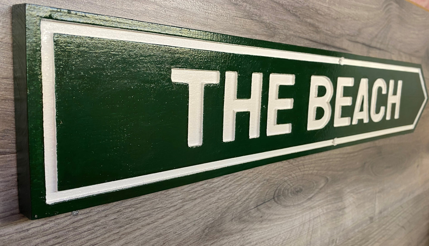 The Beach Sign