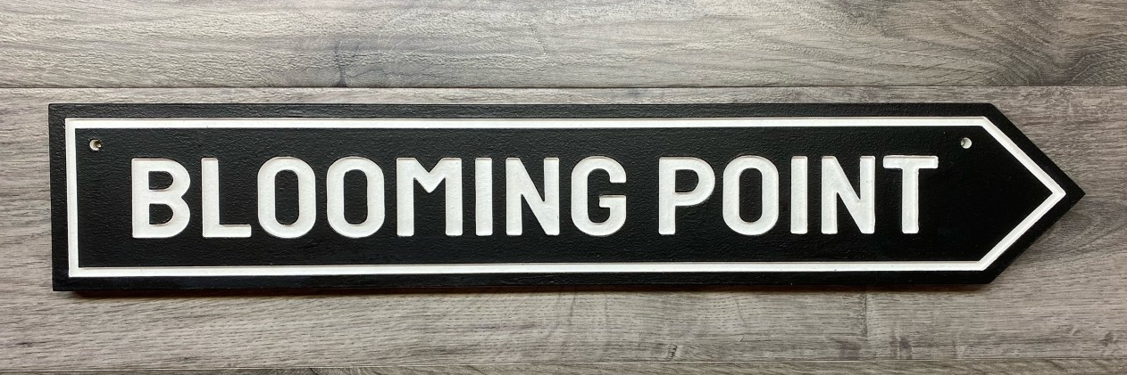 Blooming Point, Prince Edward Island Sign