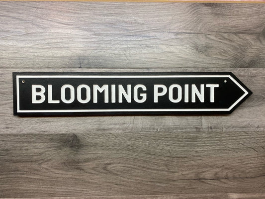 Blooming Point, Prince Edward Island Sign